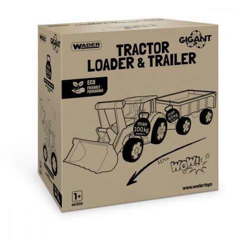 Ładowarka z przyczepą 117 cm Gigant Traktor Ładowarka z przyczepą 117 cm Gigant Traktor