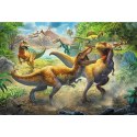 Puzzle 160 elementów Walczące Tyranozaury Puzzle 160 elementów Walczące Tyranozaury