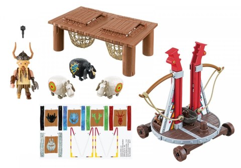 Zestaw z figurkami Dragons 9461 Pyskacz Gbur z katapultą do owiec Zestaw z figurkami Dragons 9461 Pyskacz Gbur z katapultą do owiec