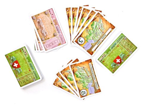 Gra Wsiąść do pociągu Kolekcja Map 2 - Indie i Szwajcaria Gra Wsiąść do pociągu Kolekcja Map 2 - Indie i Szwajcaria