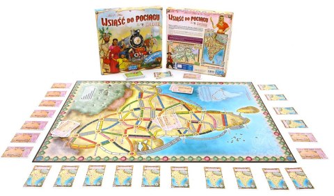 Gra Wsiąść do pociągu Kolekcja Map 2 - Indie i Szwajcaria Gra Wsiąść do pociągu Kolekcja Map 2 - Indie i Szwajcaria