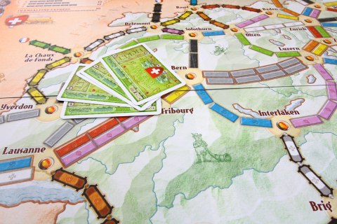 Gra Wsiąść do pociągu Kolekcja Map 2 - Indie i Szwajcaria Gra Wsiąść do pociągu Kolekcja Map 2 - Indie i Szwajcaria