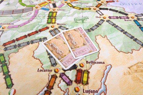 Gra Wsiąść do pociągu Kolekcja Map 2 - Indie i Szwajcaria Gra Wsiąść do pociągu Kolekcja Map 2 - Indie i Szwajcaria