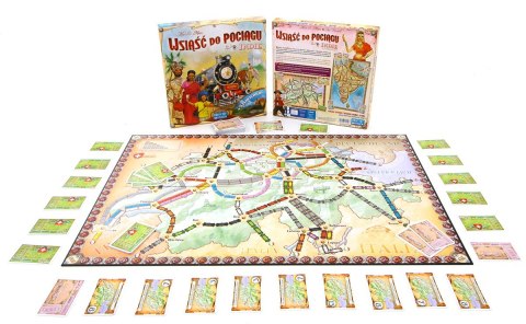 Gra Wsiąść do pociągu Kolekcja Map 2 - Indie i Szwajcaria Gra Wsiąść do pociągu Kolekcja Map 2 - Indie i Szwajcaria