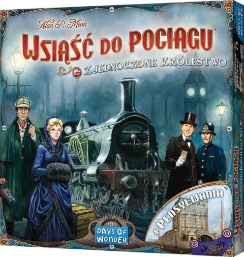 Gra Wsiąść do pociągu Kolekcja Map 5 - Zjednoczone Królestwo / Pensylwania Gra Wsiąść do pociągu Kolekcja Map 5 - Zjednoczone Królestwo / Pensylwania