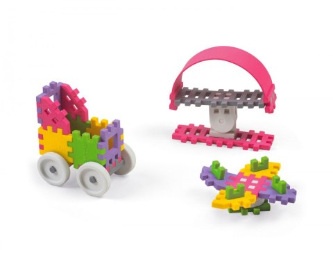 Klocki waffle mini 35 sztuk dziewczynka Klocki waffle mini 35 sztuk dziewczynka