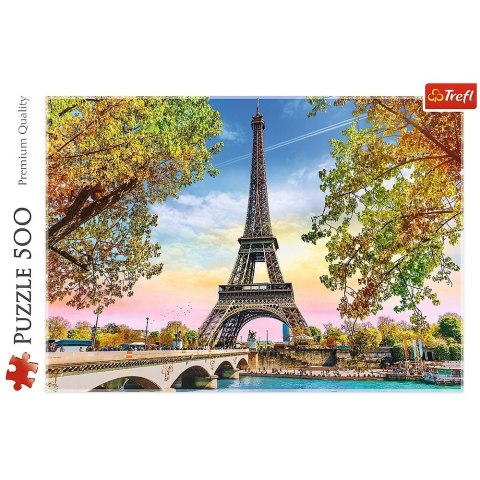 Puzzle 500 elementów - Romantyczny Paryż Puzzle 500 elementów - Romantyczny Paryż