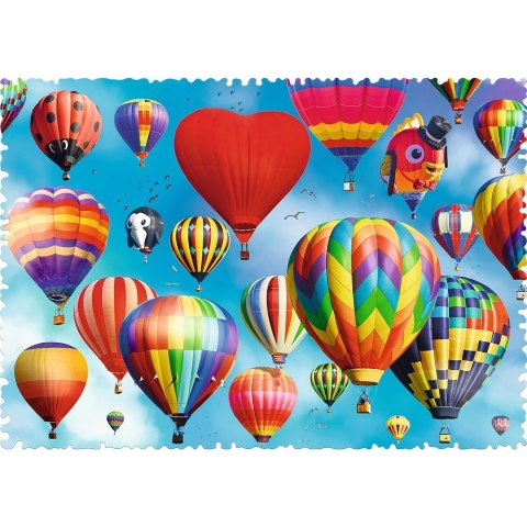 Puzzle 600 elementów Crazy Shapes - Kolorowe balony Puzzle 600 elementów Crazy Shapes - Kolorowe balony