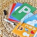 Zestaw edukacyjny Poznaję Litery Zabawy edukacyjne z pisakiem zmazywakiem Zestaw edukacyjny Poznaję Litery Zabawy edukacyjne z pisakiem zmazywakiem