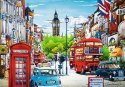 Puzzle 1000 elementów - Ulica Londynu Puzzle 1000 elementów - Ulica Londynu