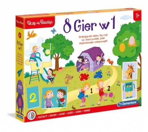 Zestaw gier Edukacyjny zestaw 8w1 Zestaw gier Edukacyjny zestaw 8w1