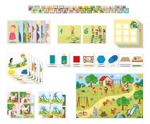 Zestaw gier Edukacyjny zestaw 8w1 Zestaw gier Edukacyjny zestaw 8w1