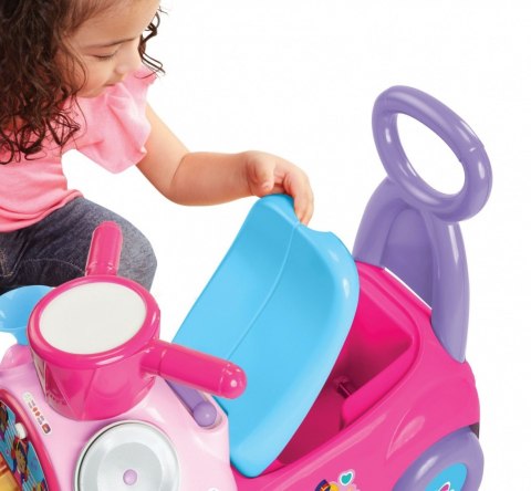 Jeździk Fisher Price Muzyczna Parada różowy Jeździk Fisher Price Muzyczna Parada różowy