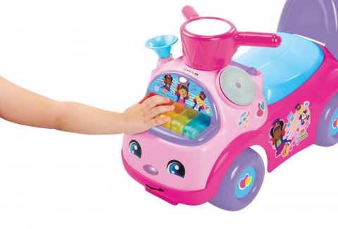 Jeździk Fisher Price Muzyczna Parada różowy Jeździk Fisher Price Muzyczna Parada różowy