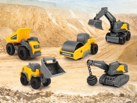 Zestaw pojazdów budowlanych, Volvo CONSTR 5-pak Zestaw pojazdów budowlanych, Volvo CONSTR 5-pak