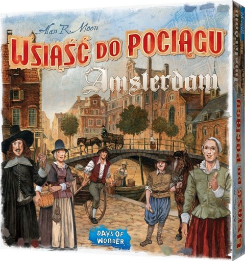 Gra Wsiąść do Pociągu: Amsterdam Gra Wsiąść do Pociągu: Amsterdam