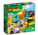 Klocki DUPLO 10931 Ciężarówka i koparka gąsienicowa Klocki DUPLO 10931 Ciężarówka i koparka gąsienicowa