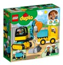 Klocki DUPLO 10931 Ciężarówka i koparka gąsienicowa Klocki DUPLO 10931 Ciężarówka i koparka gąsienicowa