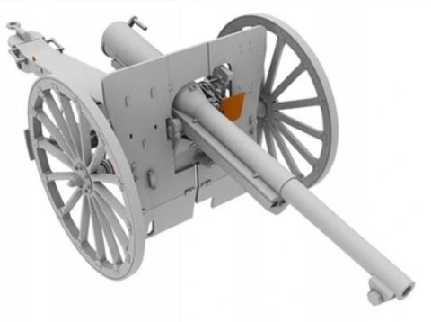 Model do sklejania Armata 75mm Field Gun wz.1897 z figurkami Model do sklejania Armata 75mm Field Gun wz.1897 z figurkami
