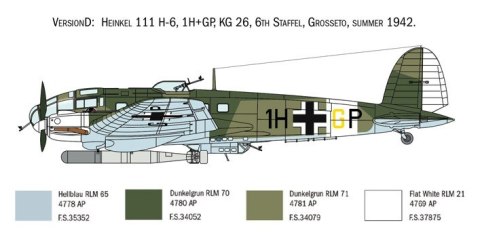 Model plastikowy Heinkel He 111H Battle of Britain 80th Model plastikowy Heinkel He 111H Battle of Britain 80th