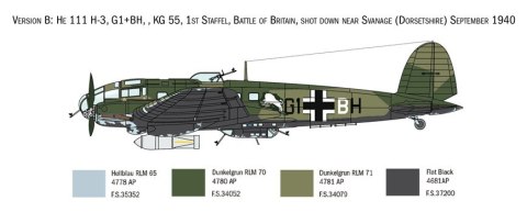 Model plastikowy Heinkel He 111H Battle of Britain 80th Model plastikowy Heinkel He 111H Battle of Britain 80th