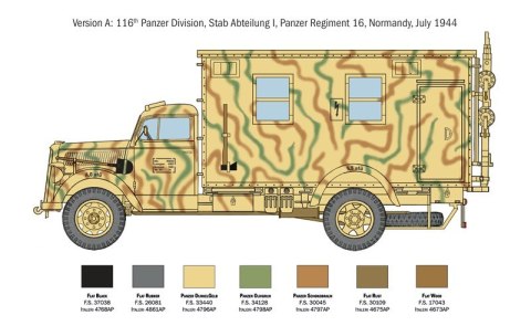 Model plastikowy Opel Blitz Radio Truck Model plastikowy Opel Blitz Radio Truck
