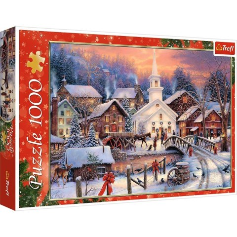 Puzzle 1000 elementów Białe Święta Puzzle 1000 elementów Białe Święta
