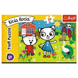 Puzzle 30 elementów Przygody Kici Koci