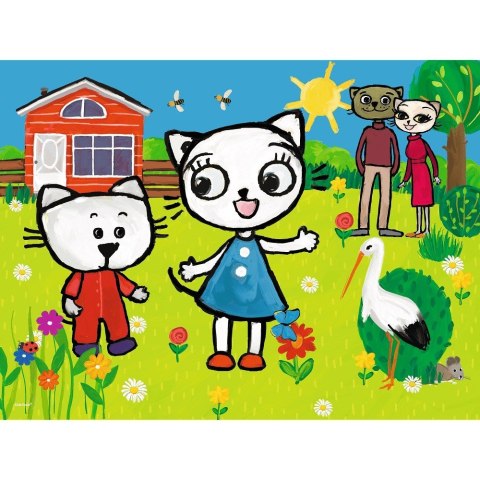 Puzzle 30 elementów Przygody Kici Koci Puzzle 30 elementów Przygody Kici Koci