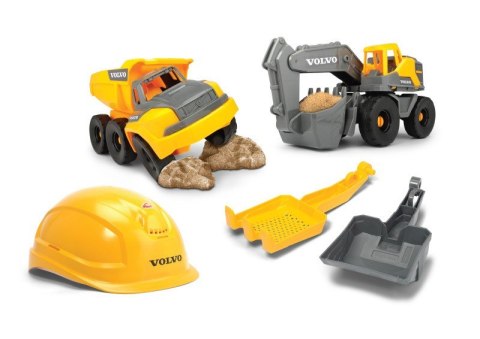 Zestaw z kaskiem i pojazdami Volvo Zestaw z kaskiem i pojazdami Volvo