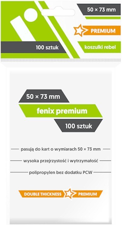 Koszulki 50x73mm Fenix Premium 100 sztuk Koszulki 50x73mm Fenix Premium 100 sztuk