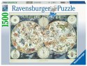 Puzzle 1500 elementów Mapa z fantastycznymi zwierzętami Puzzle 1500 elementów Mapa z fantastycznymi zwierzętami