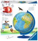 Puzzle 180 elementów 3D Kula Dziecinny globus Puzzle 180 elementów 3D Kula Dziecinny globus