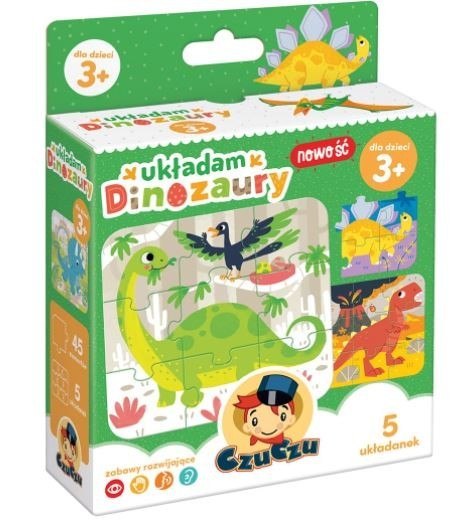Puzzle Układam dinozaury Puzzle Układam dinozaury