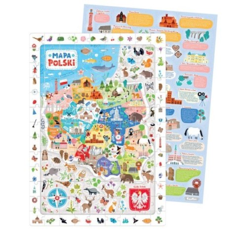 Puzzle obserwacyjne Mapa Polski Puzzle obserwacyjne Mapa Polski