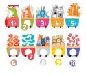 Puzzle z dziurka Pociąg do liczenia Puzzle z dziurka Pociąg do liczenia
