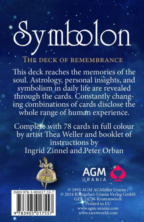 Karty Tarot Symbol Wersja kieszonkowa GB Karty Tarot Symbol Wersja kieszonkowa GB
