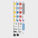 Klocki Mini Waffle Konstruktor 141 elementów Klocki Mini Waffle Konstruktor 141 elementów