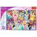Puzzle 160 elementów Portrety Księżniczek Puzzle 160 elementów Portrety Księżniczek