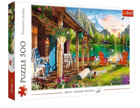 Puzzle 500 elementów Domek w górach Puzzle 500 elementów Domek w górach