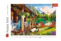 Puzzle 500 elementów Domek w górach Puzzle 500 elementów Domek w górach