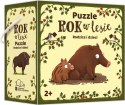 Puzzle Rok w Lesie. Rodzice i dzieci Puzzle Rok w Lesie. Rodzice i dzieci