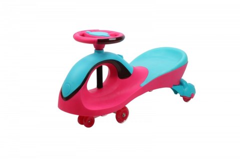 Jeździk Grawitacyjny Swing Car z muzyką i światłem róż-błękit Jeździk Grawitacyjny Swing Car z muzyką i światłem róż-błękit