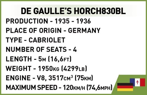 Klocki De Gaulles Horch830BL Klocki De Gaulles Horch830BL