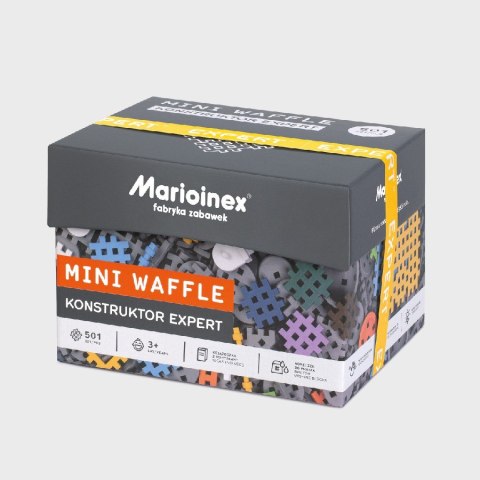 Klocki Mini Waffle Konstruktor Expert 501 elementów Klocki Mini Waffle Konstruktor Expert 501 elementów