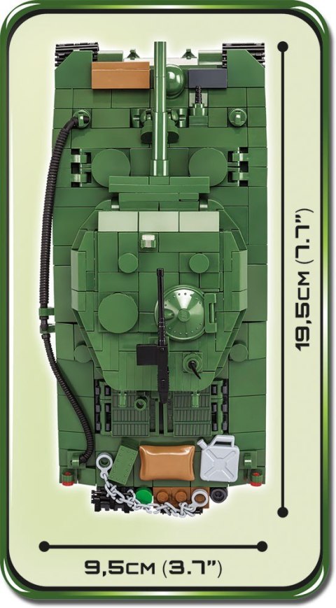 Klocki Sherman M4A3E2 Jumbo Klocki Sherman M4A3E2 Jumbo