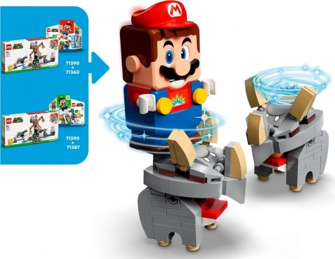 Klocki Super Mario 71390 Walka z Reznorami - zestaw dodatkowy Klocki Super Mario 71390 Walka z Reznorami - zestaw dodatkowy