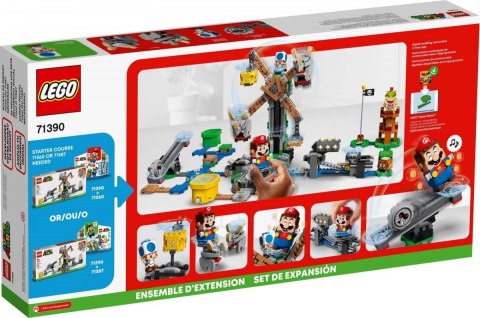 Klocki Super Mario 71390 Walka z Reznorami - zestaw dodatkowy Klocki Super Mario 71390 Walka z Reznorami - zestaw dodatkowy