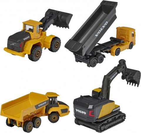 Pojazdy Majorette Zestaw Volvo Construction Pojazdy Majorette Zestaw Volvo Construction