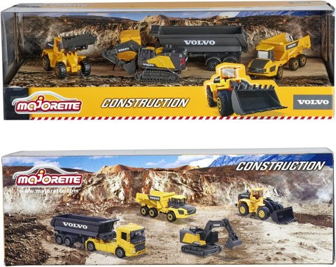 Pojazdy Majorette Zestaw Volvo Construction Pojazdy Majorette Zestaw Volvo Construction